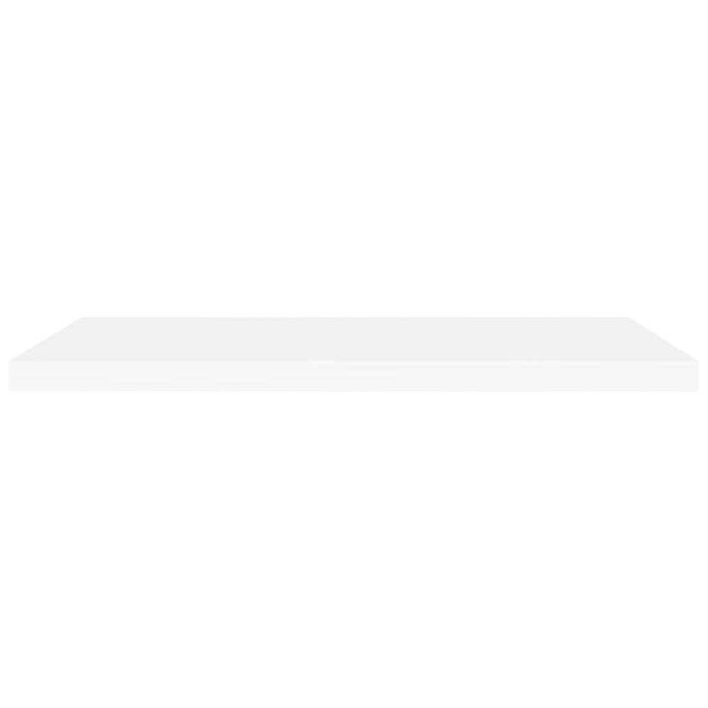 Wall Shelf White Honeycomb MDF 35.4 x 9.3 x 1.5 in Wall mounting. Picture 4