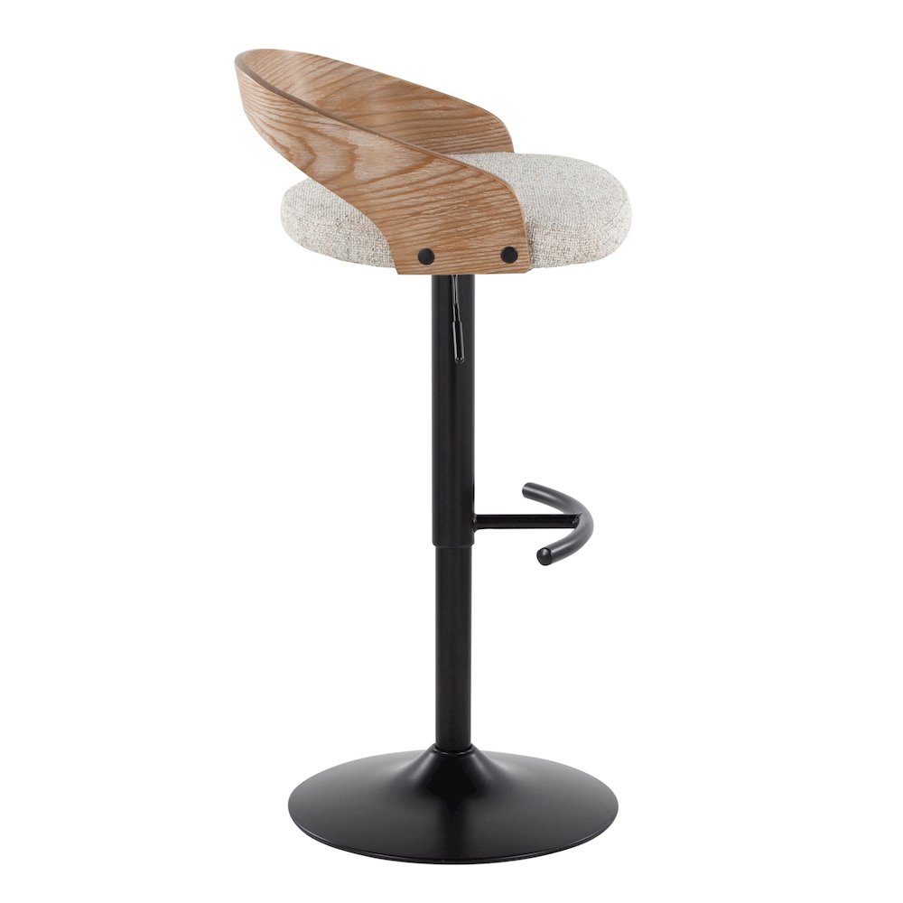 Grotto Adjustable Barstool - Set of 2. Picture 5