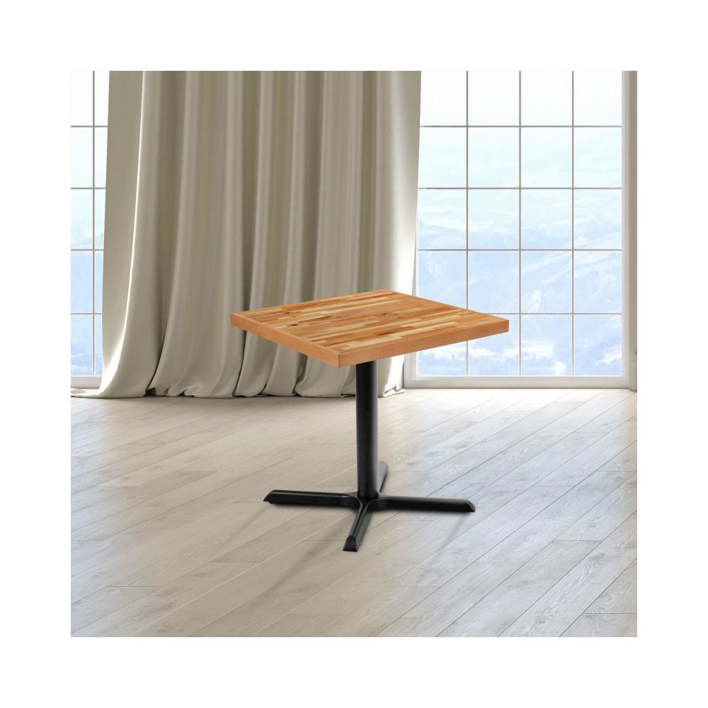 30" Square Butcher Block Style Table Top. Picture 2