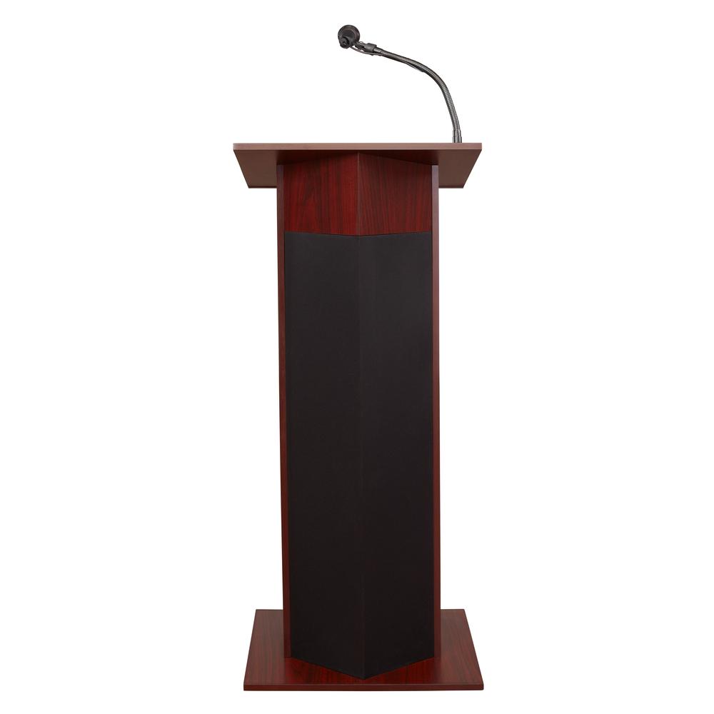 Oklahoma Sound® Power Plus Lectern, Mahogany. Picture 3