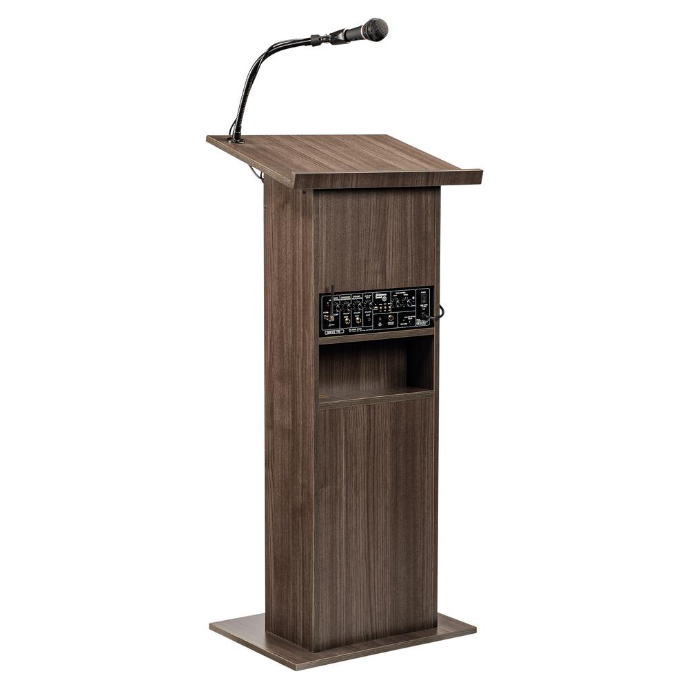 Oklahoma Sound Power Plus Lectern, Ribbonwood. Picture 4