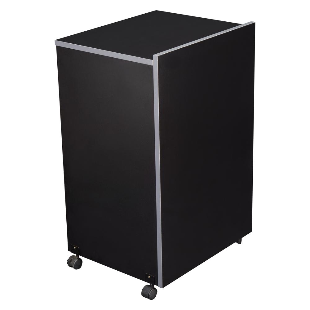 Oklahoma Sound® AV Cart/Lectern Base, Black. Picture 3