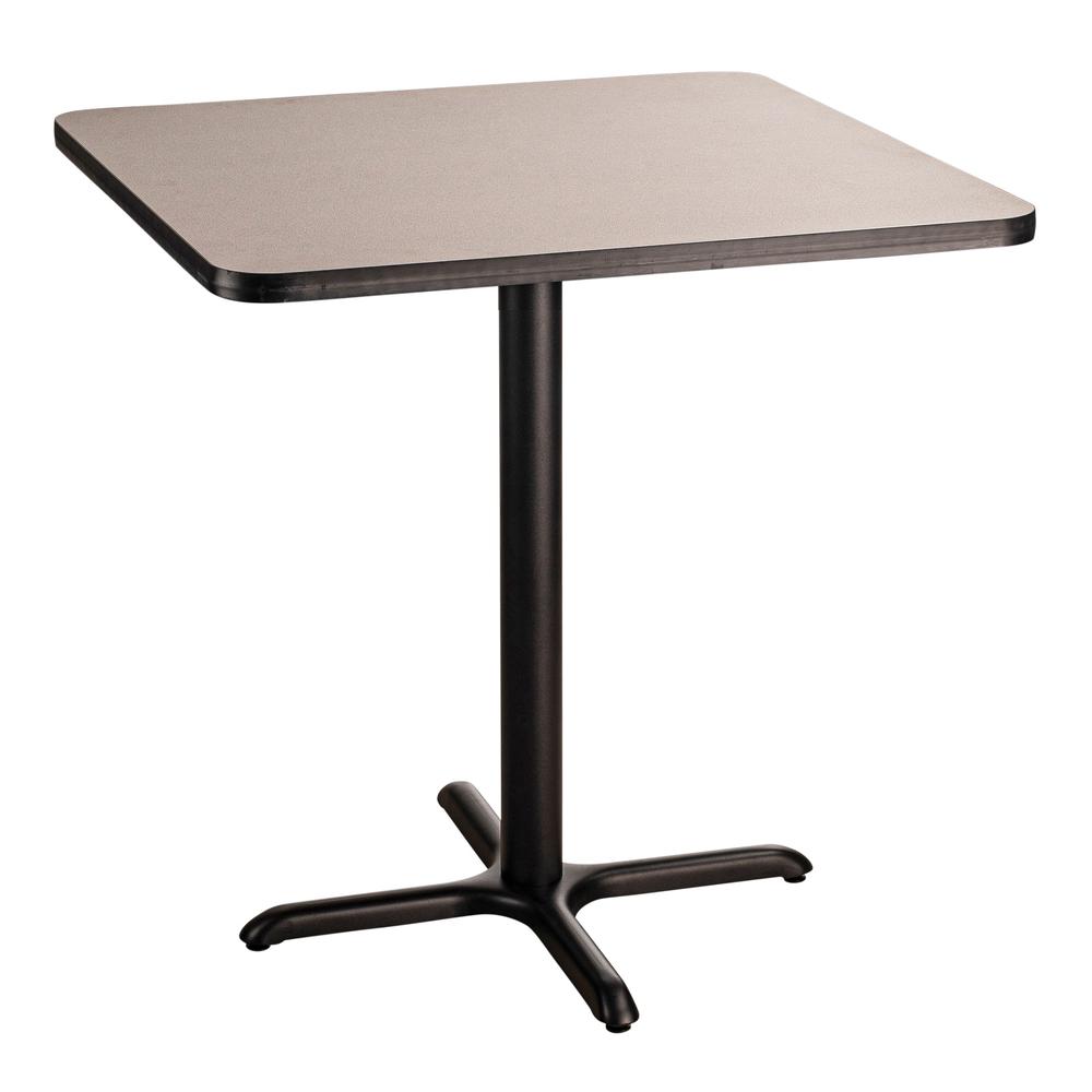 NPS® Café Table, 36" Square, X Base, 36" Height, Particleboard Core/T-Mold. Picture 1