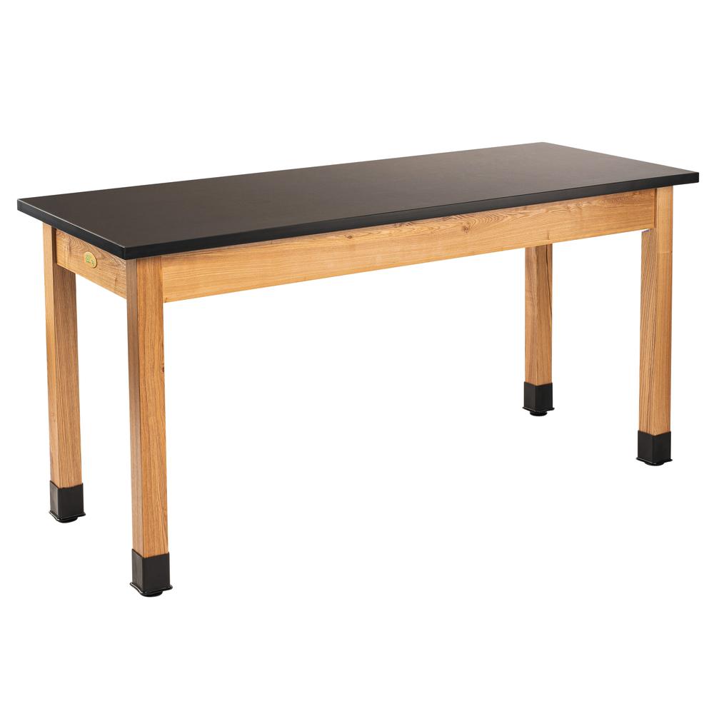 NPS® Wood Science Lab Table, 24 x 60 x 30, Chemical Resistant Top. Picture 2
