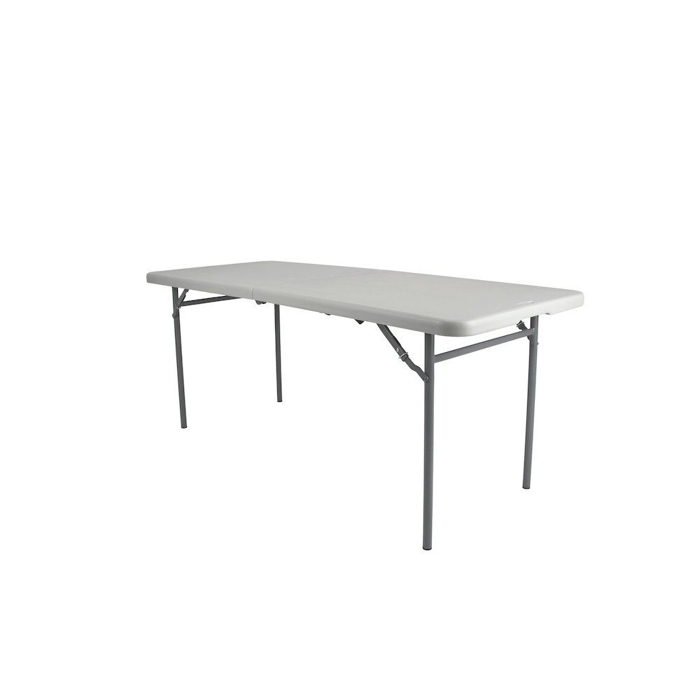 30 x 72" Comfort Max Fold in Half Plastic Table. Picture 1