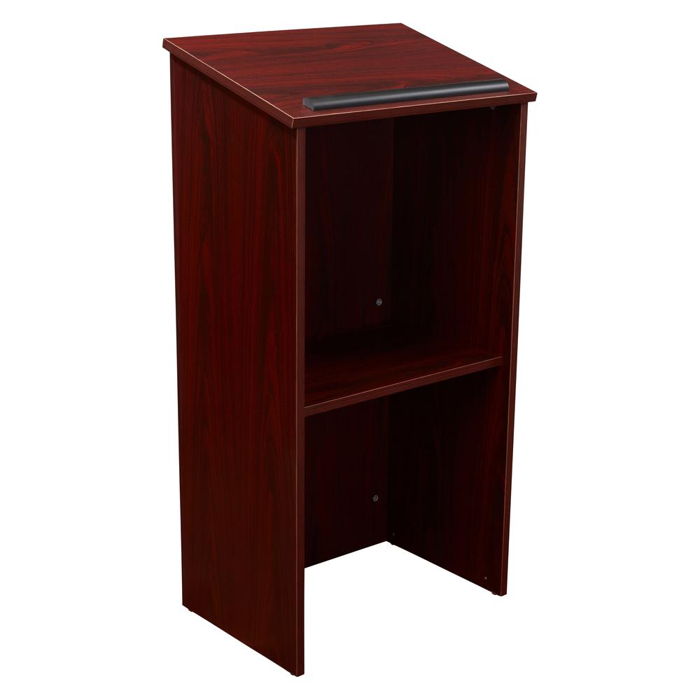 Oklahoma Sound® Full Floor Lectern, Mahogany. Picture 1