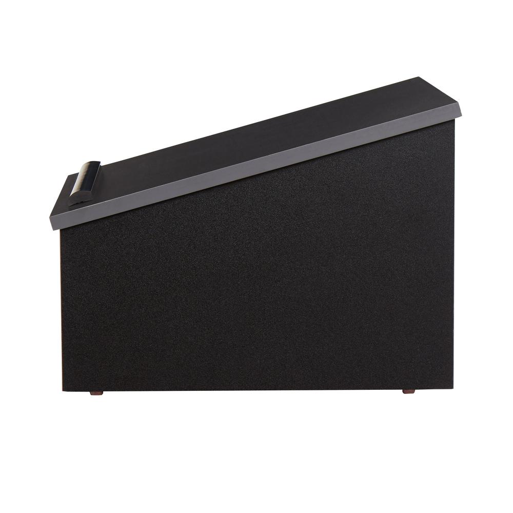 Oklahoma Sound® Tabletop Lectern, Black. Picture 5