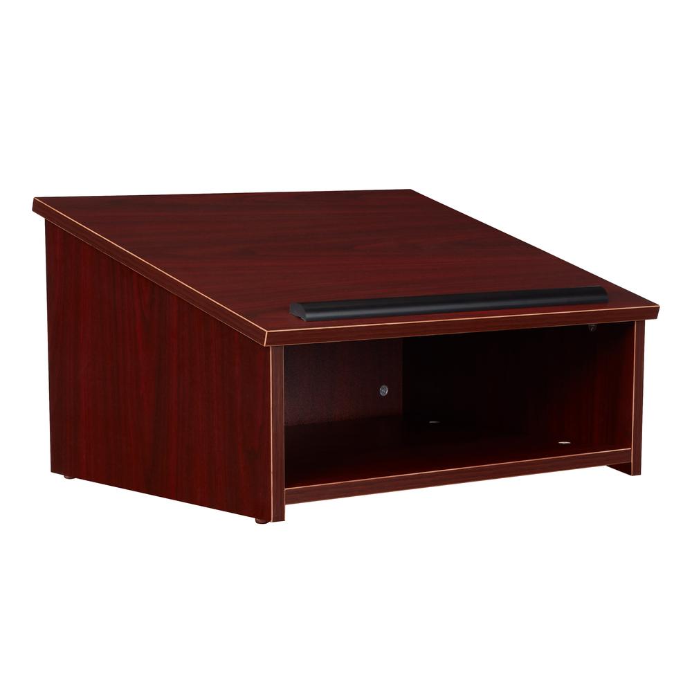 Oklahoma Sound® Tabletop Lectern, Mahogany. Picture 1