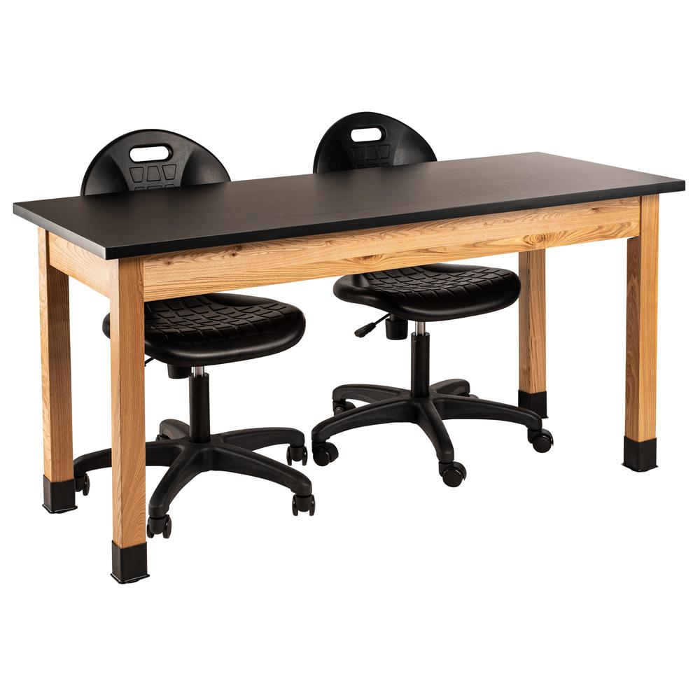 NPS® Wood Science Lab Table, 24 x 72 x 36, Chemical Resistant Top. Picture 5