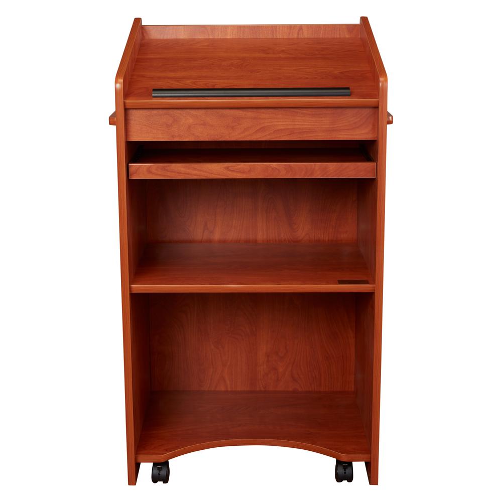 Oklahoma Sound® Aristocrat Non-Sound Lectern, Cherry. Picture 3