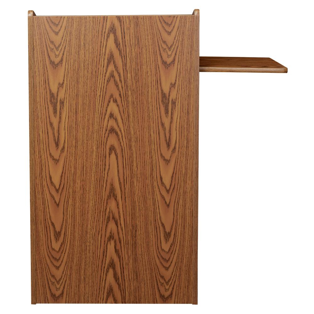Oklahoma Sound® Aristocrat Non-Sound Lectern, Medium Oak. Picture 5
