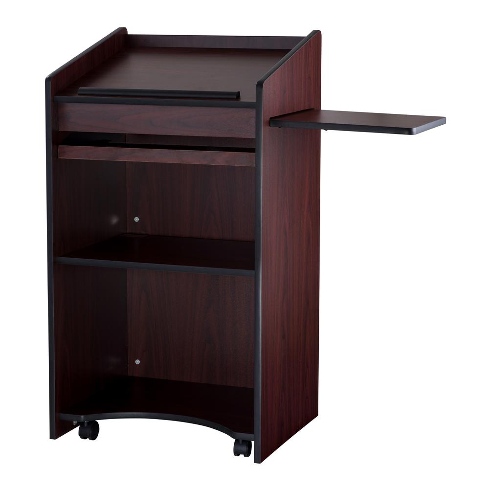 Oklahoma Sound® Aristocrat Non-Sound Lectern, Mahogany. Picture 2
