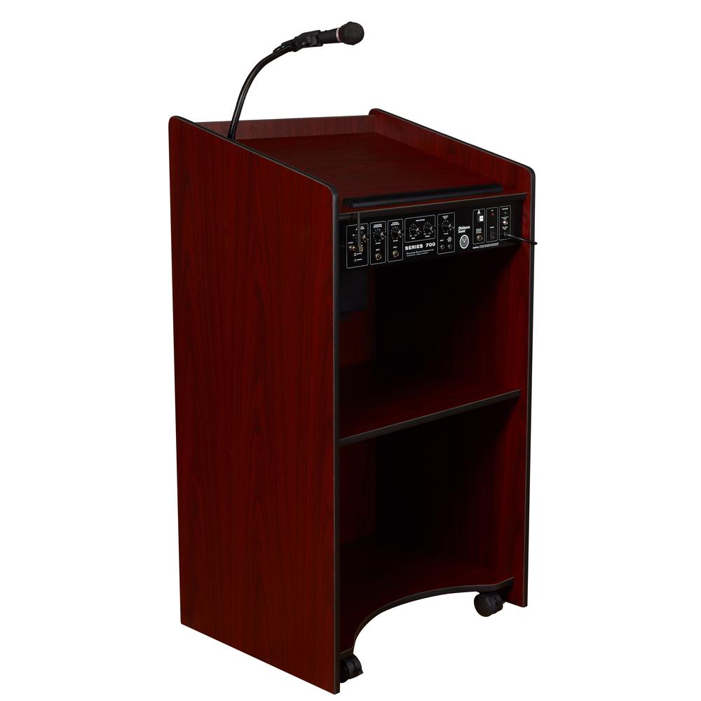 Oklahoma Sound® Aristocrat Sound Lectern, Mahogany. Picture 3