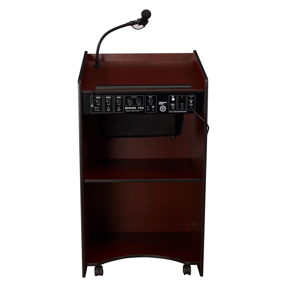 Oklahoma Sound® Aristocrat Sound Lectern, Mahogany. Picture 4