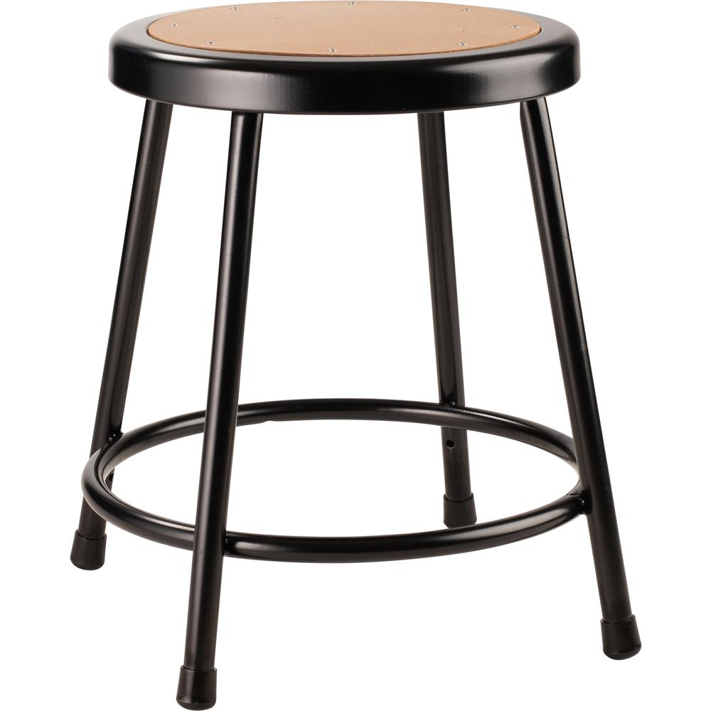 (5 Pack) NPS® 18"Heavy Duty Steel Stool, Black. Picture 2