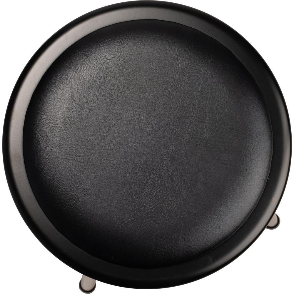 (5 Pack) NPS® 18" Heavy Duty Vinyl Padded Steel Stool, Black. Picture 3