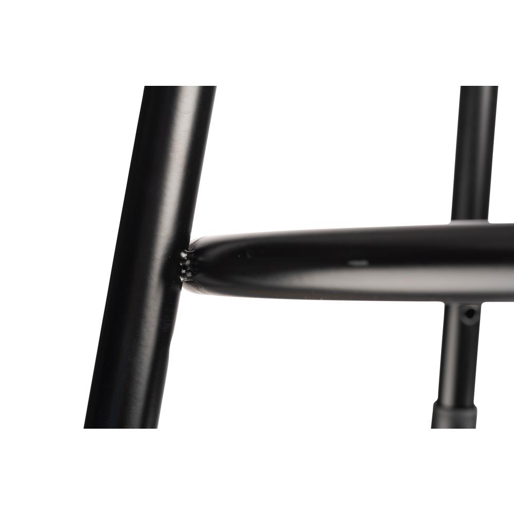 (3 Pack) NPS® 32 -39" Height Adjustable Heavy Duty Vinyl Padded Steel Stool, Black. Picture 4