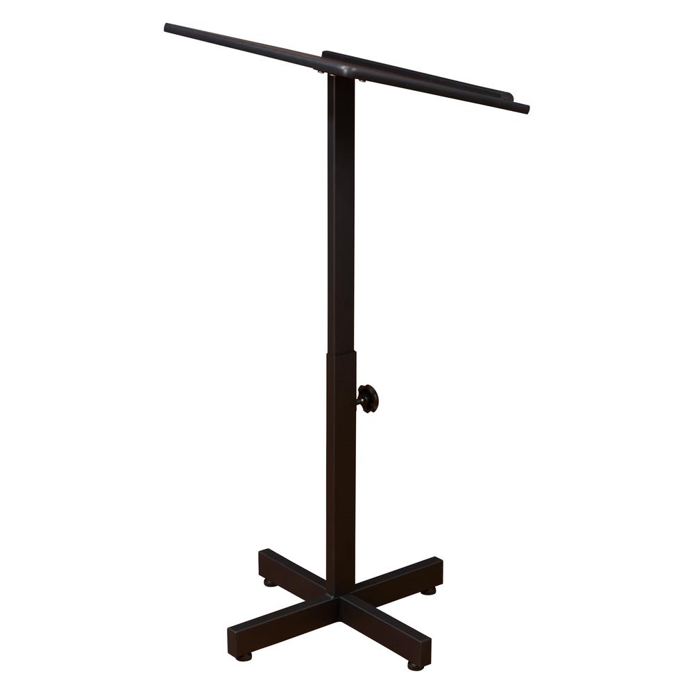 Oklahoma Sound® Portable Presentation Lectern Stand, Mahogany. Picture 4
