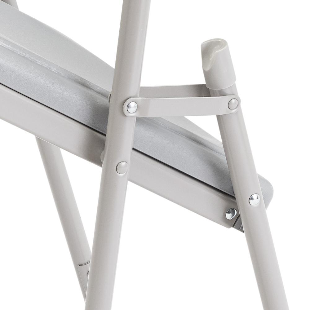 NPS® 800 Series Premium Lightweight Plastic Folding Chair, Grey (Pack of 4). Picture 5