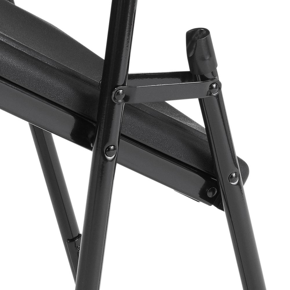 NPS® 800 Series Premium Lightweight Plastic Folding Chair, Black (Pack of 4). Picture 5