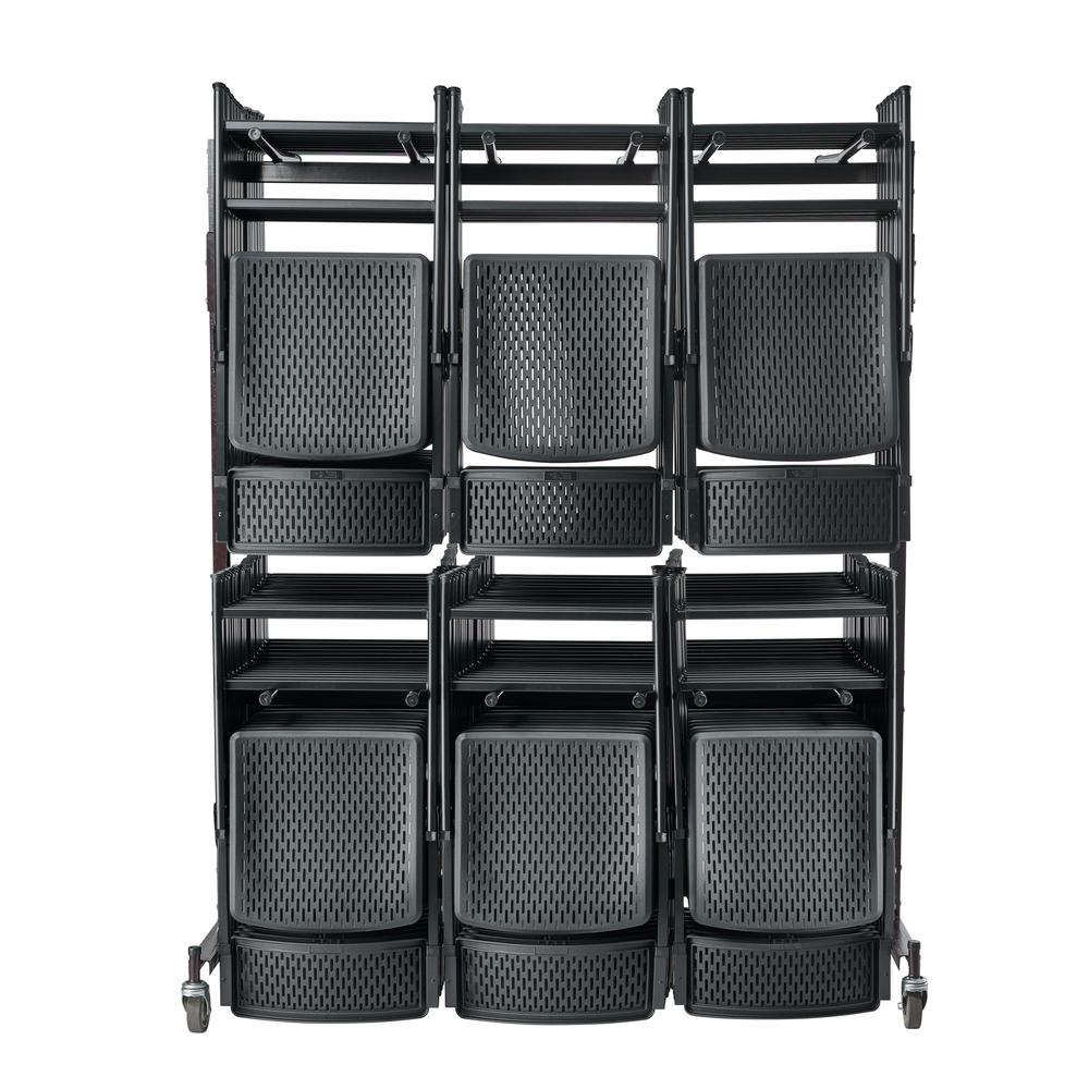 NPS® Double-Tier Hanging Chair Truck w/ High Back Chair Extension Bar. Picture 6