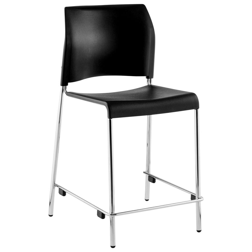 NPS® 8800 Series Cafetorium Plush Vinyl Stool, Counter Height. Picture 1