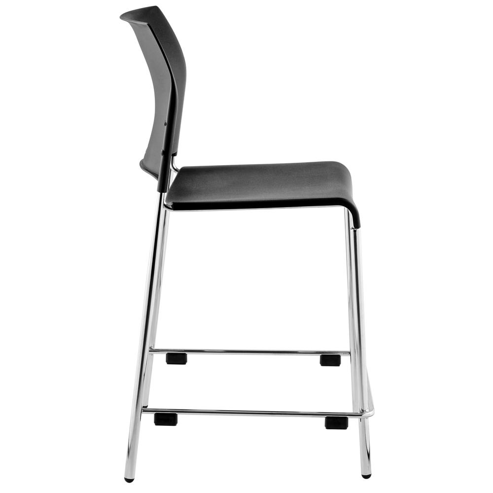 NPS® 8800 Series Cafetorium Plush Vinyl Stool, Counter Height. Picture 3