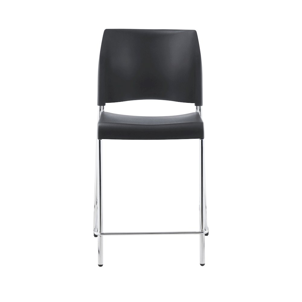 8800 Series Cafetorium Plastic Stool, Counter Height, Charcoal. Picture 4
