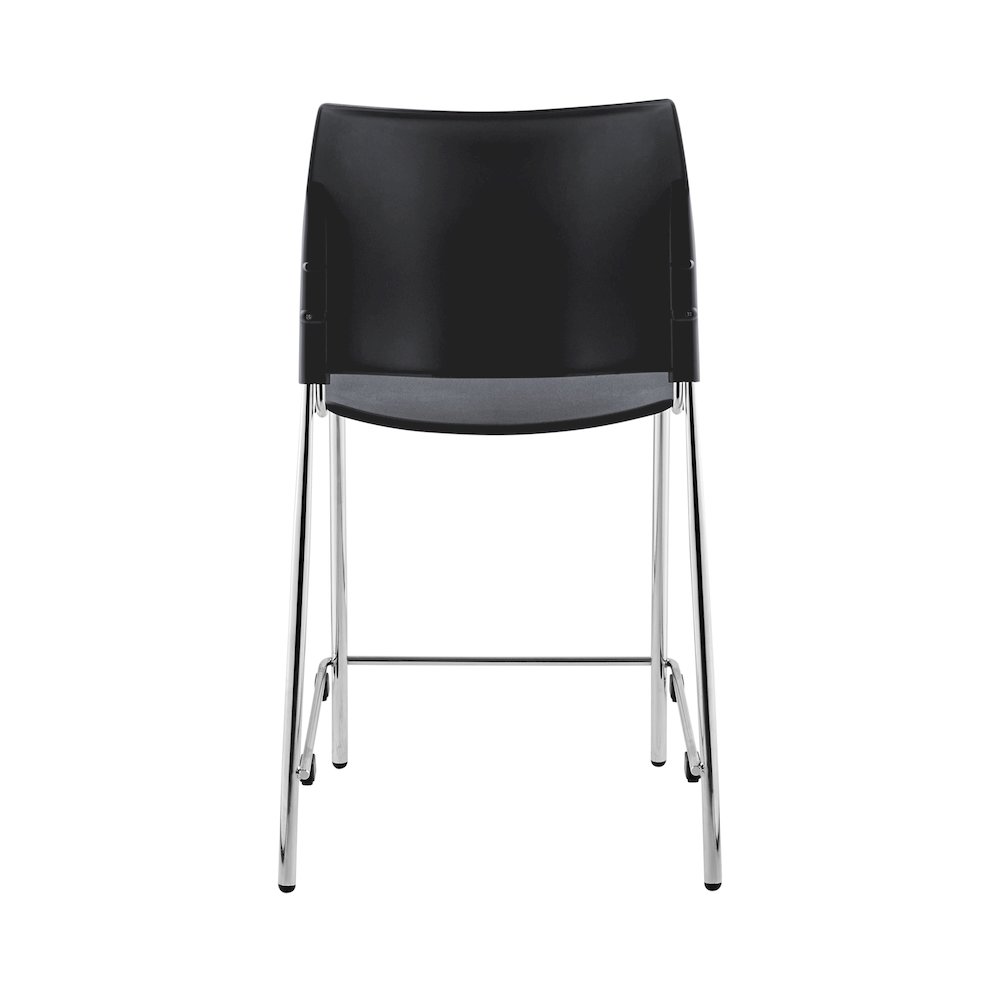 8800 Series Cafetorium Plastic Stool, Counter Height, Charcoal. Picture 5