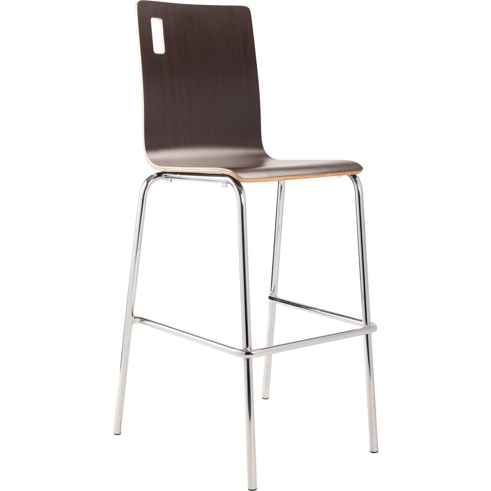 NPS® Bushwick Café Stool, Espresso. Picture 1