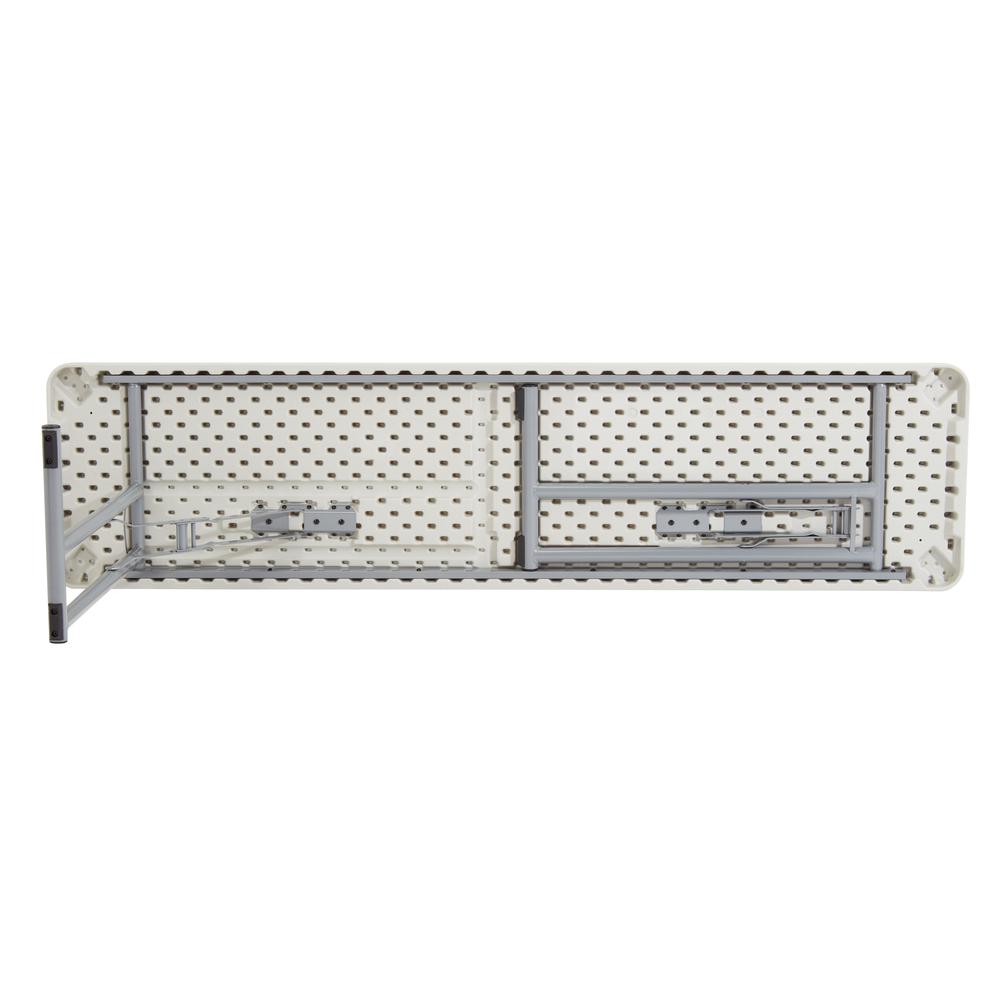 NPS® 18" x 72" Heavy Duty Seminar Folding Table, Speckled Grey. Picture 3