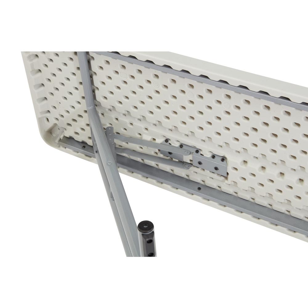 NPS® 18" x 96" Heavy Duty Seminar Folding Table, Speckled Grey. Picture 4