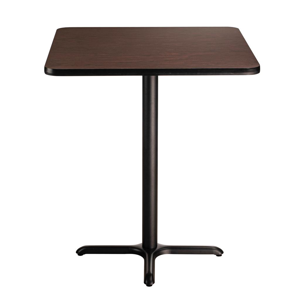 NPS® Café Table, 36" Square, "X" Base, 30" Height, Particleboard Core/T-Mold. Picture 1