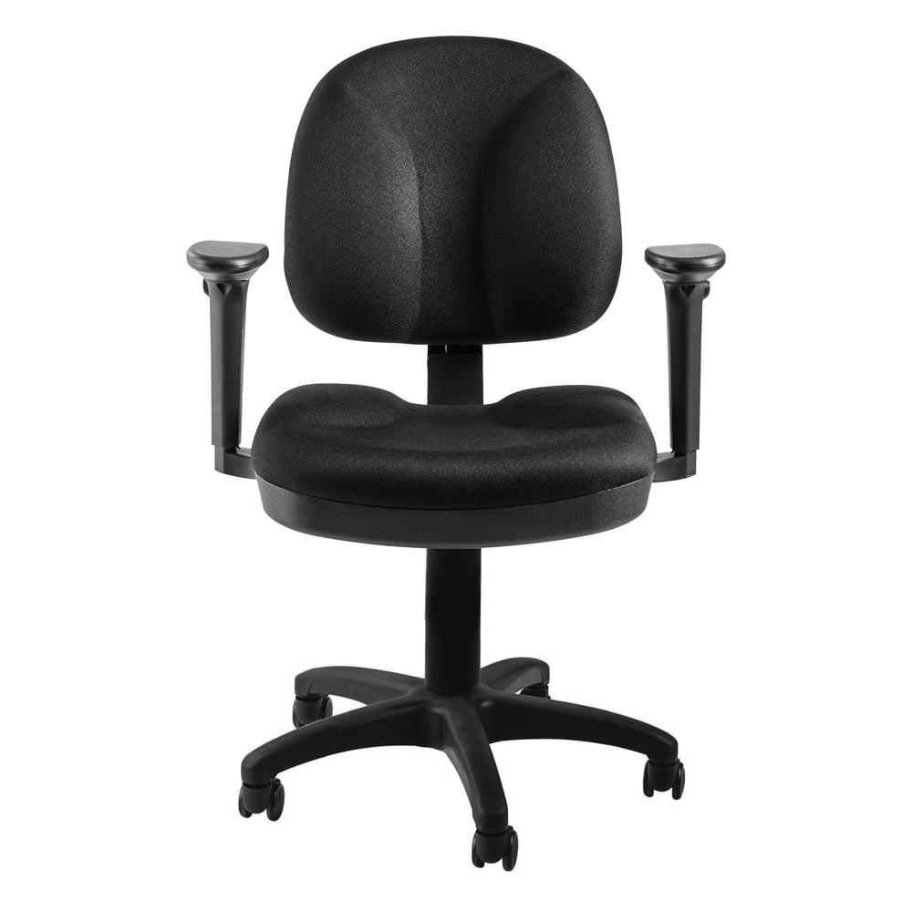 NPS® Comfort Task Chair with Arms, 18"-22" Height. Picture 2