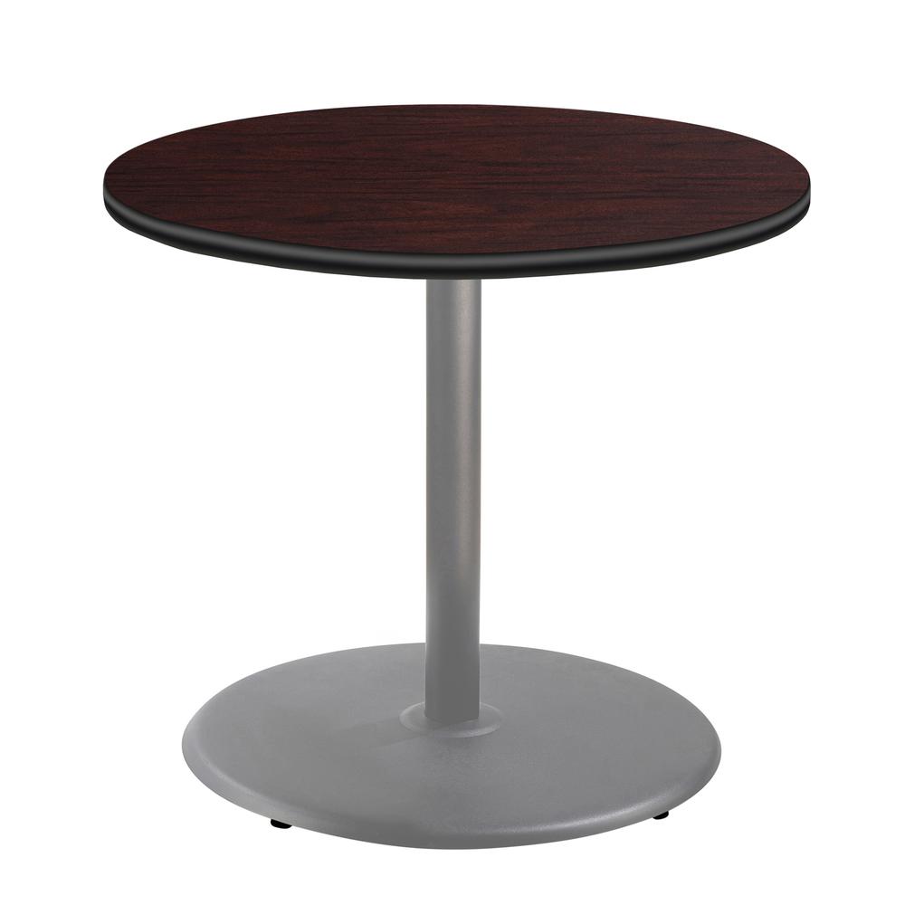 NPS® Café Table, 36" Round, Round Base, 30" Height, Particleboard Core/T-Mold. Picture 1