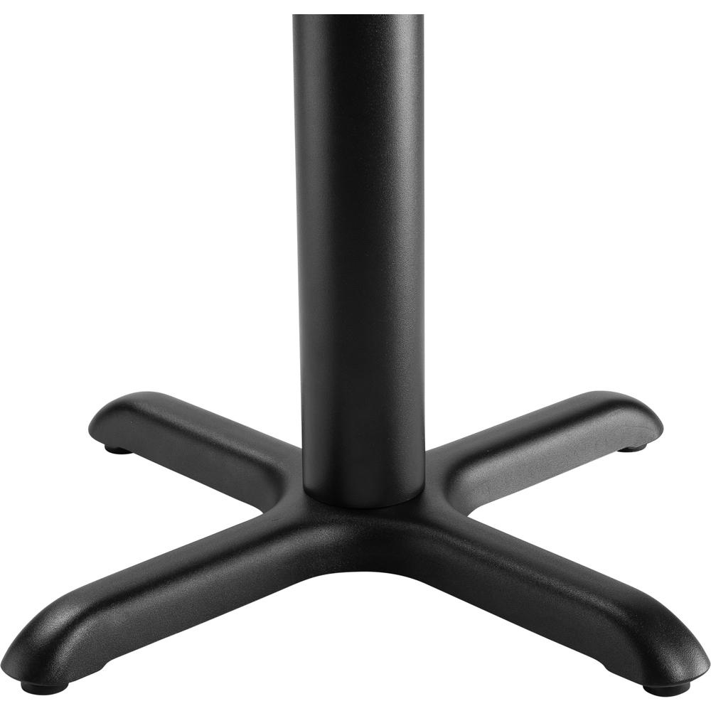NPS® Café Table, 36" Round, "X" Base, 30" Height, Particleboard Core/T-Mold -Grey. Picture 2
