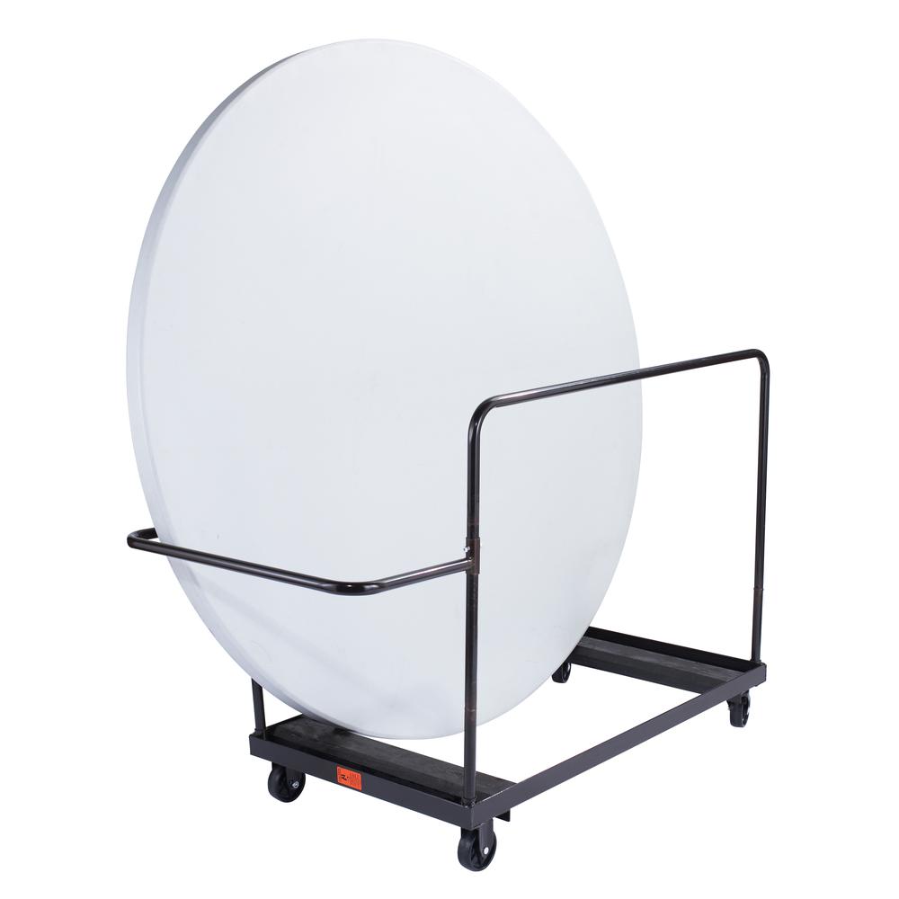 NPS® Folding Table Dolly For Vertical Storage, 71" Round Tables. Picture 1