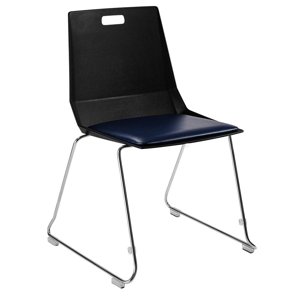 NPS® LūvraFlex Chair Poly Back/Padded Seat Multi. Picture 1