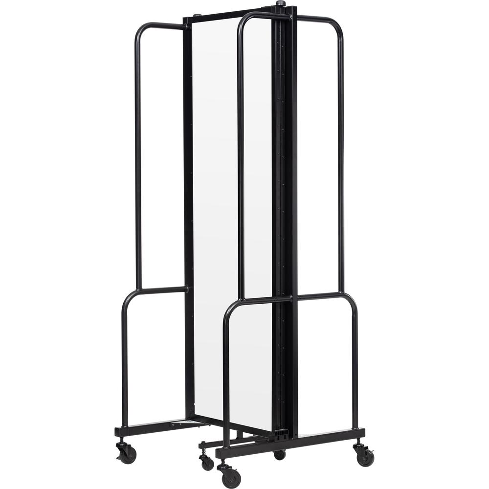 NPS® Room Divider, 6' Height, 3 Sections, Clear Acrylic Panels. Picture 4