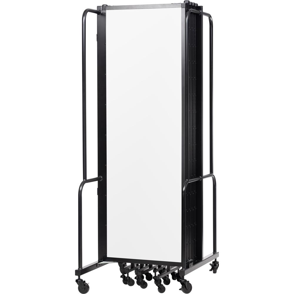 NPS® Room Divider, 6' Height, 9 Sections, Clear Acrylic Panels. Picture 4