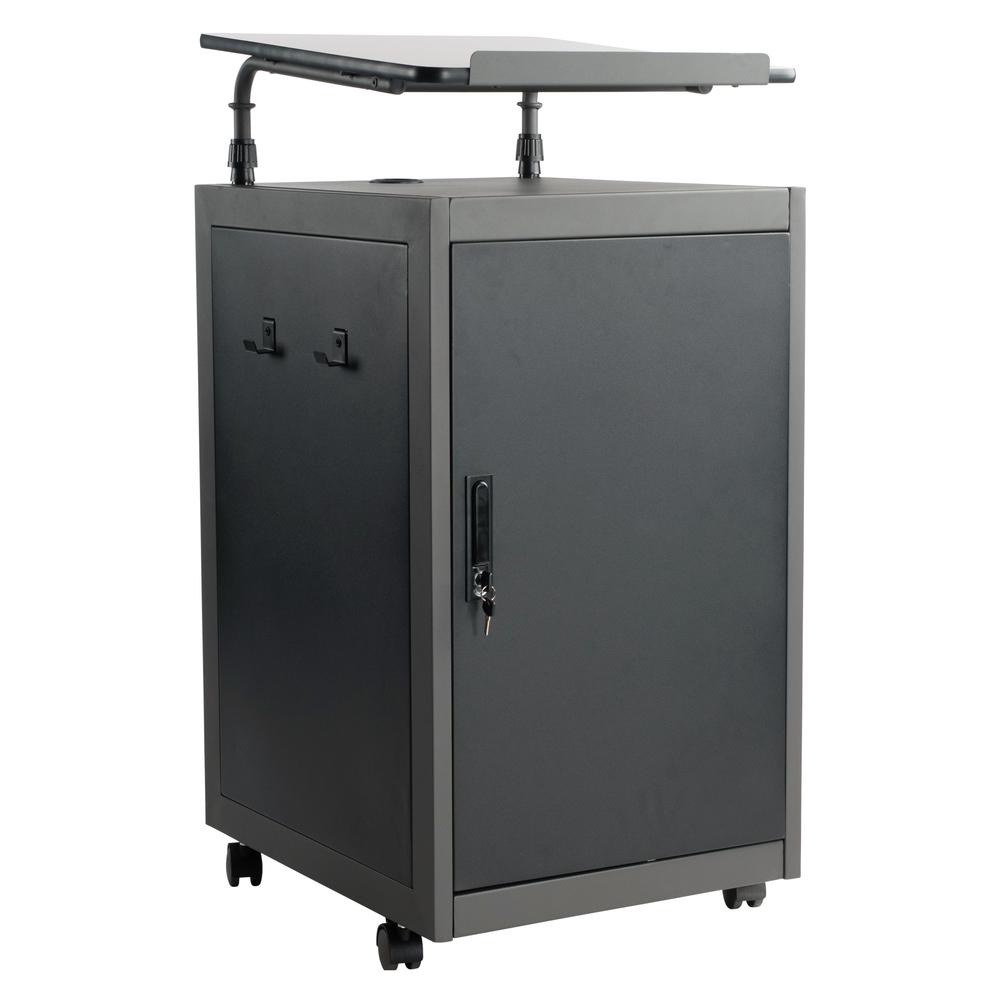 Oklahoma Sound®  Teacher's WorkPod Lectern. Picture 1