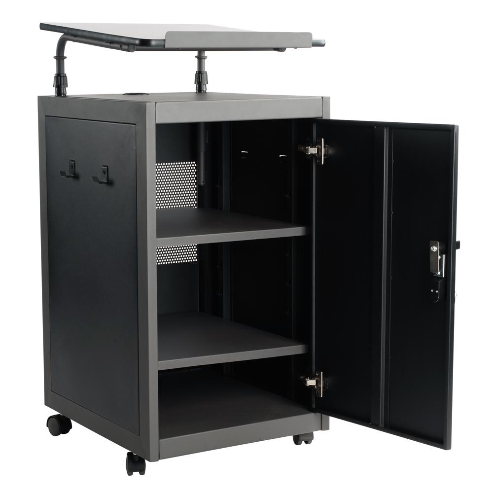 Oklahoma Sound®  Teacher's WorkPod Lectern. Picture 4