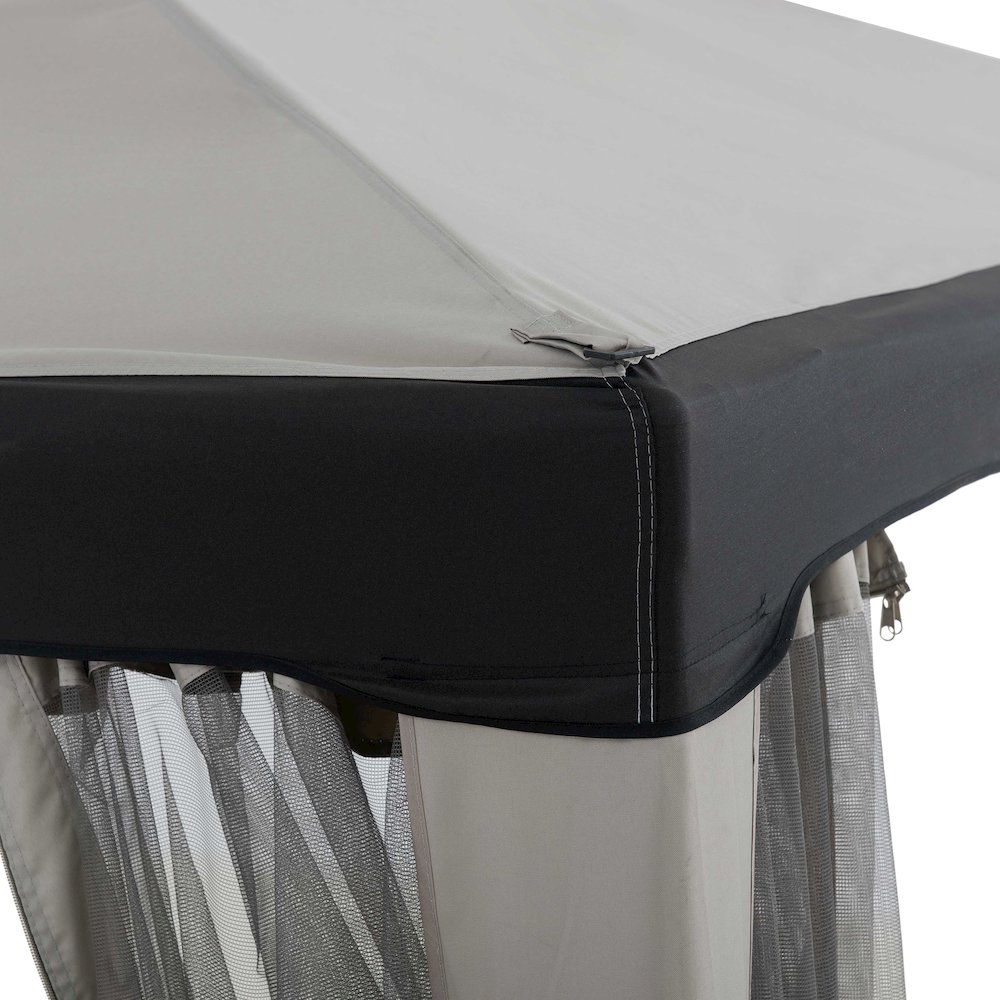Sunjoy 10 ft. x 10 ft. OPP Gazebo with Netting. Picture 4
