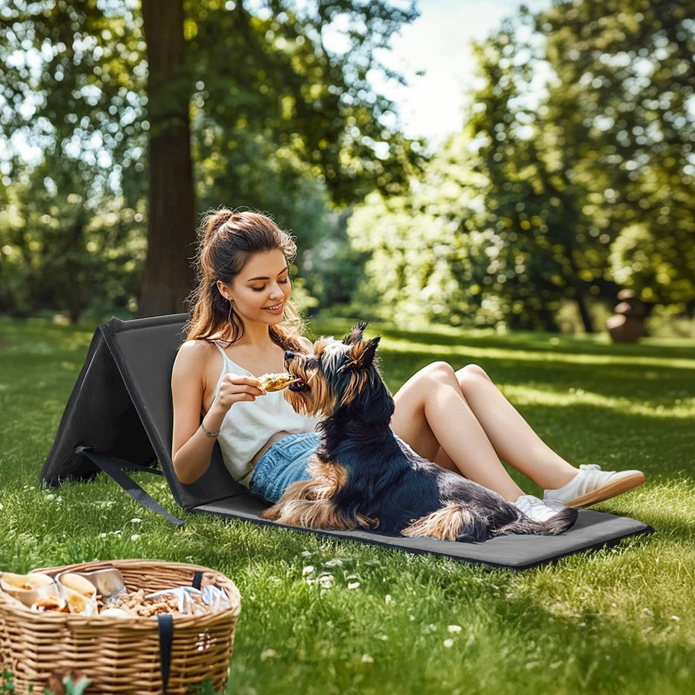 Portable Backrest Chair 2PK, Folding Lightweight Camp Seat. Picture 4