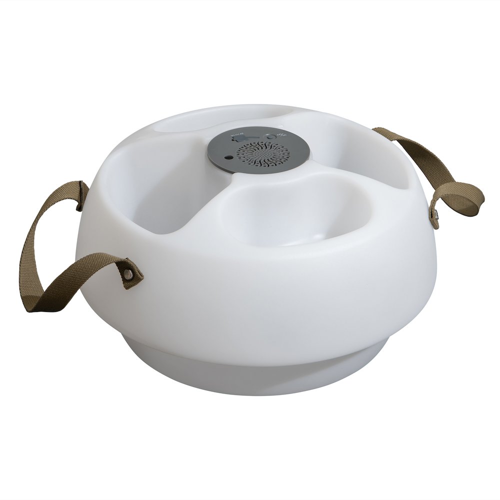 Sunjoy Pool Floating Bluetooth Speakers, Floating Beverage Tub. Picture 1