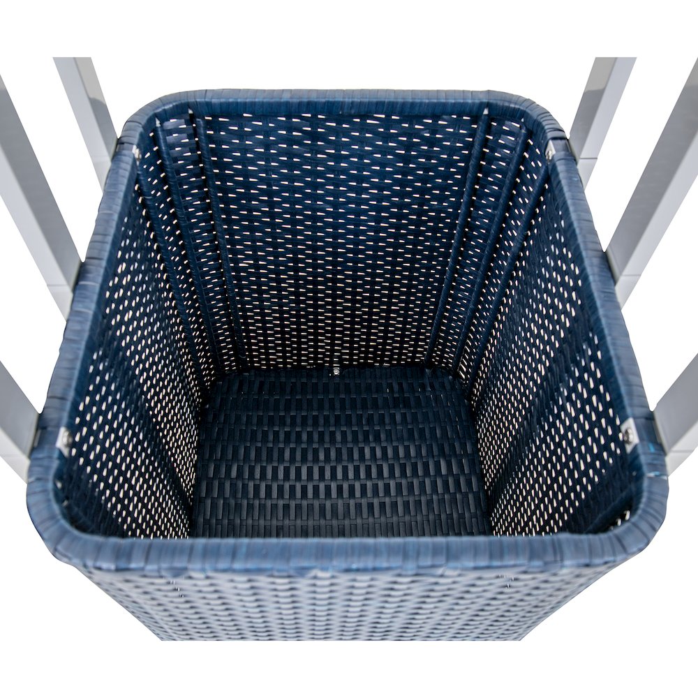 Sunjoy Pickford Pool Towel Valet Tower Navy. Picture 4