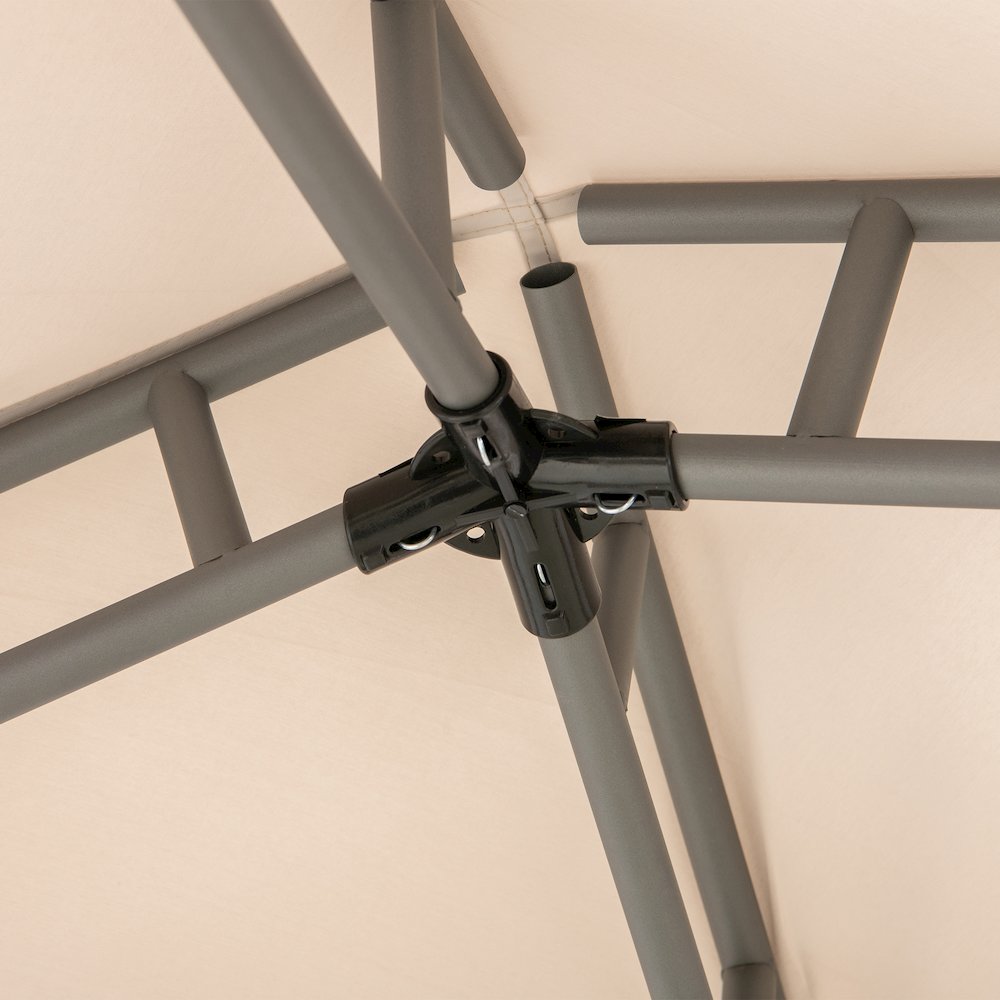 8 ft. x 8 ft. Outdoor Patio Gazebo with Mosquito Netting. Picture 7