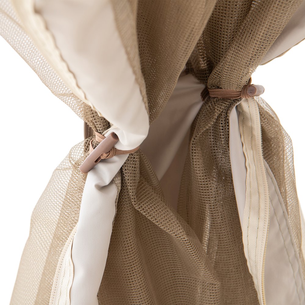 8 ft. x 8 ft. Outdoor Patio Gazebo with Mosquito Netting. Picture 5