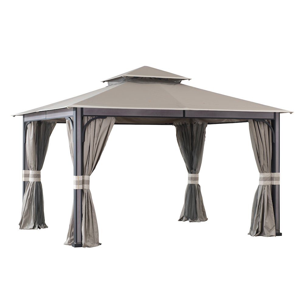 SummerCove Roberts 11 ft. x 13 ft. 2-tier Gazebo. Picture 1