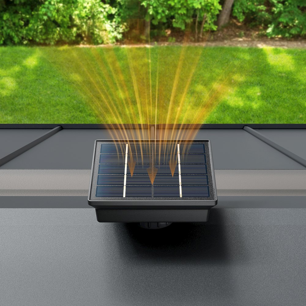 11 ft. x 13 ft. Cedar Framed Gazebo with Brown Steel and Polycarbonate Hip Roof. Picture 3